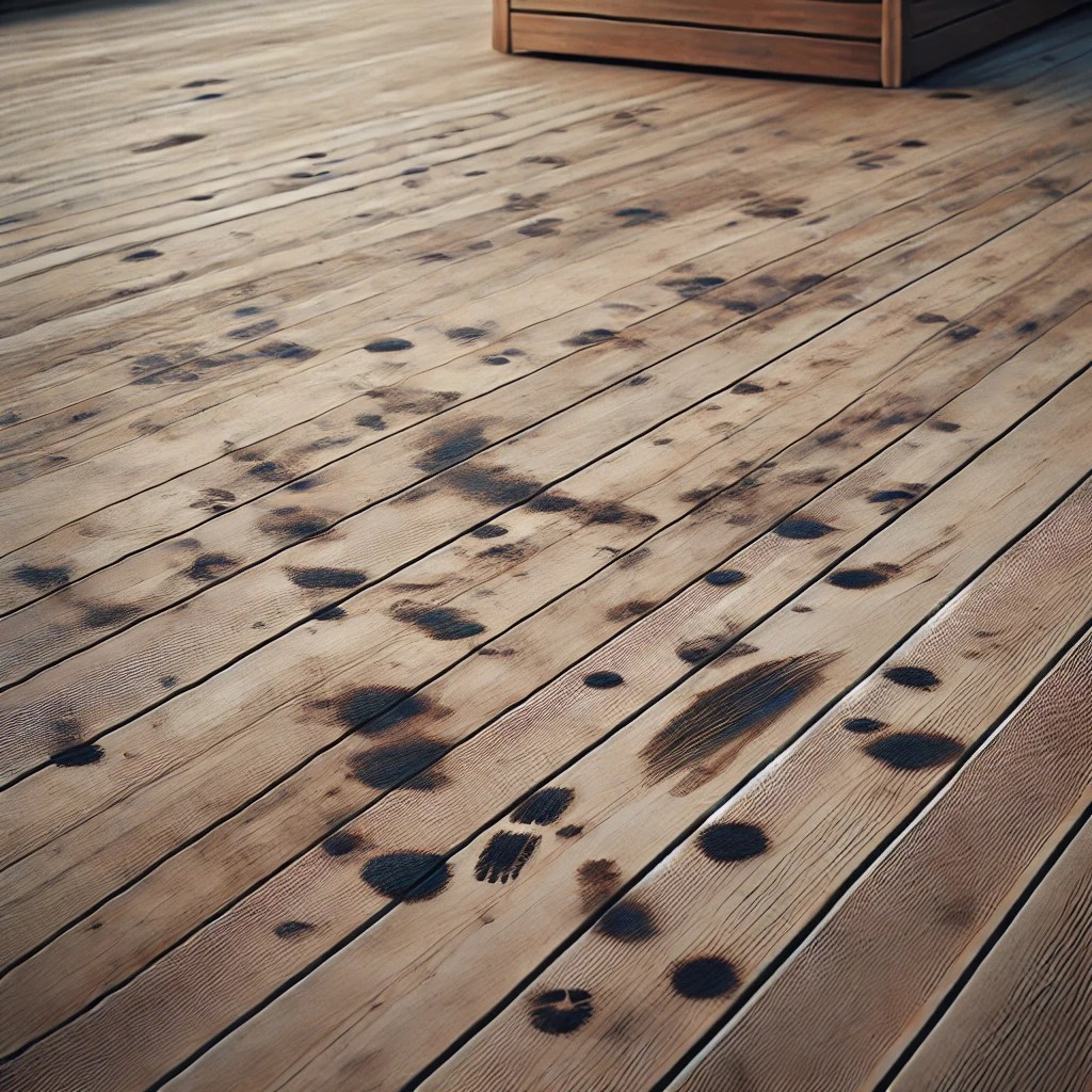 astuce de grand mère pour nettoyer tache de gras sur terrasse en bois