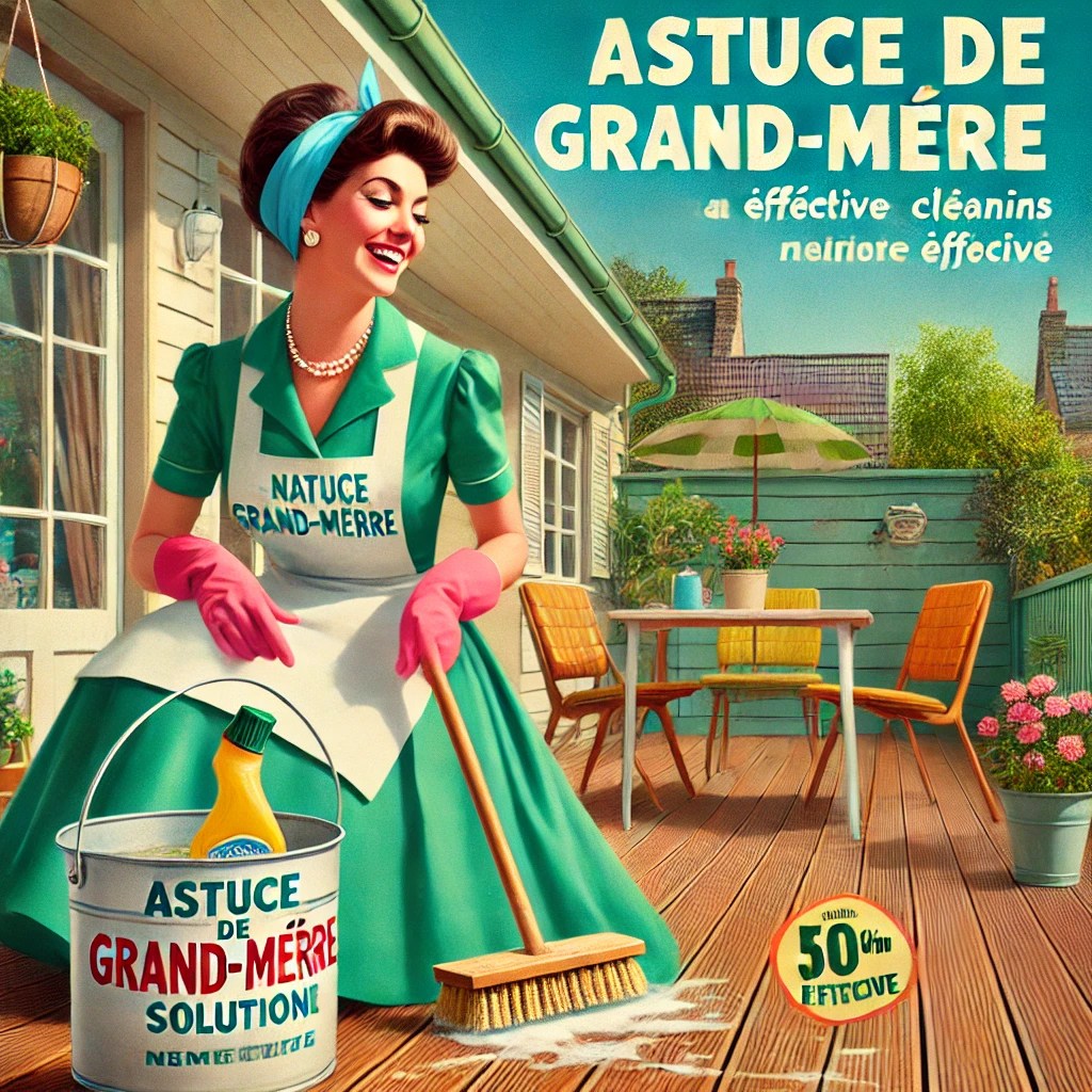 5 astuces de grand-mère pour nettoyer une terrasse en&nbsp;bois
